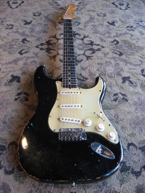 Stratocaster 1963 BLACK Guitar For Music