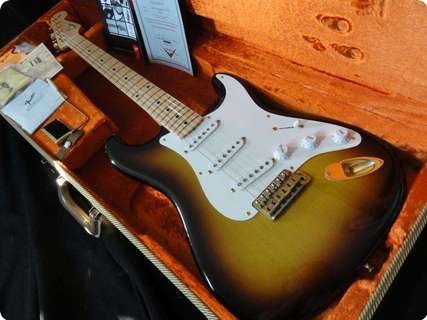 Fender Stratocaster 1956 Nos Custom Shop Gold Hardware 2002 Sunburst