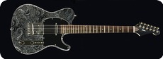 Zeal Guitars Black Paisley 2014 Paisley Fabric