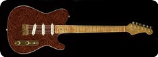 Zeal Guitars Heart Of Gold 2014 Faisley Fabric Gold Leaf