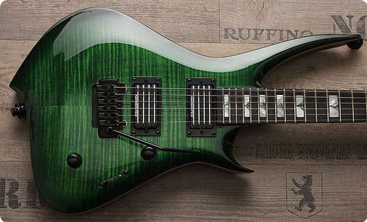 Zerberus Guitars Chimaira #33 2013 Emerald Green Burst