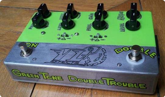Vl Effects Overdrive Od One Greentone Doubletrouble 2013 Green Silver