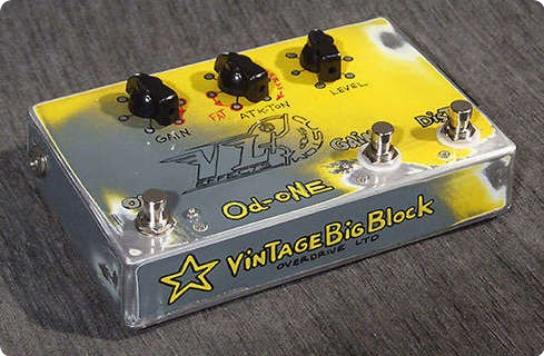 Vl Effects Overdrive Od One Vintage Bigblock  2013 Greyyellow Relic