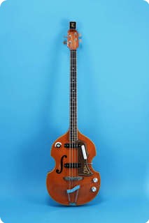 Eko Fiddle Hollowbody Bass 1965 Sunburst