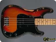 Fender Precision P bass 1973 3 tone Sunburst