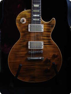 Gibson Les Paul Standard Joe Perry Boneyard Early Serial# 47 2005 Aged Tiger