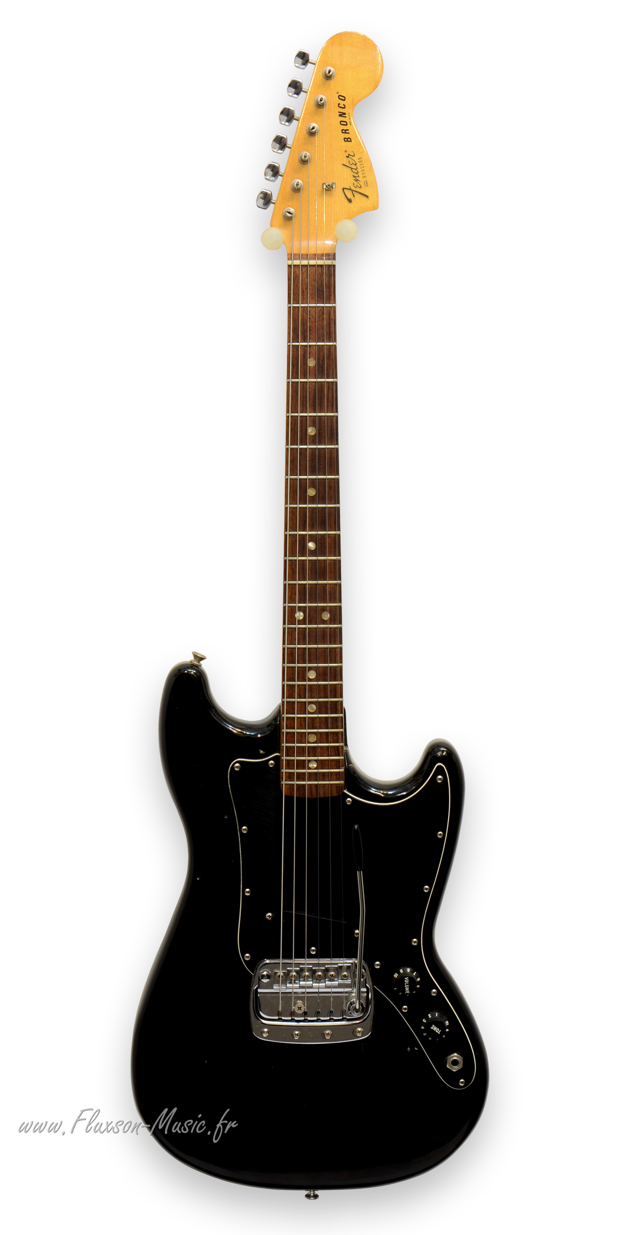 Fender Bronco 1978 Black Guitar For Sale Fluxson Music