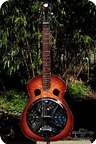 Rozawood Rozaphonic R1 Unique Carved Brazilian Rosewood Birdseye Maple Resonator 2003