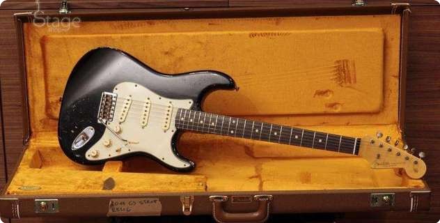 Fender Custom Shop Stratocaster 62 Relic 2011 Black Relic