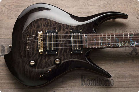 Zerberus Guitars Hydra Iii 2014 Black Smoke Burst