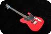 AFJ Custom Guitars Korina Tele 2014-Trans Red