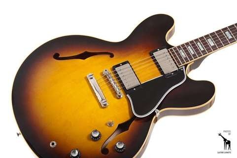 Gibson Es 335 Block 1963 Historic Reissue 2009 Vintage Sunburst