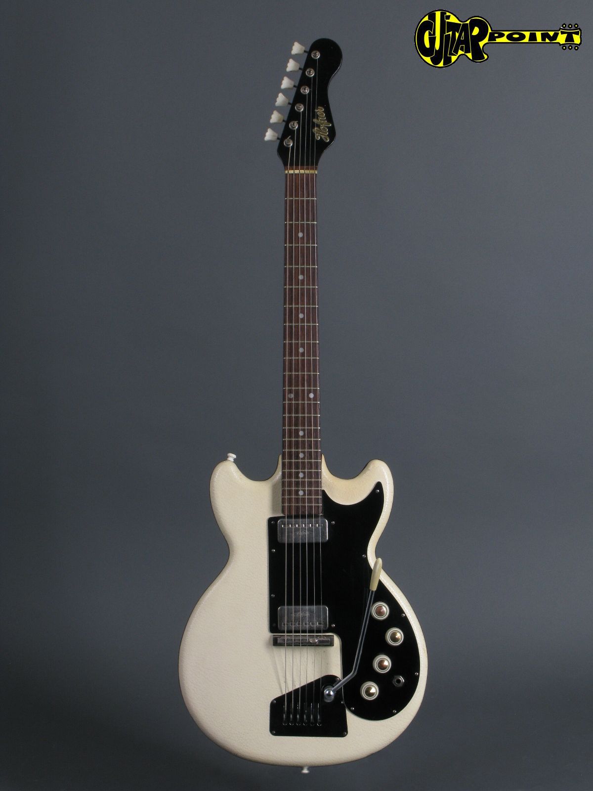 Höfner / Hofner 164 (i) Incl. Orig. Case 1964 White Vinyl Guitar For ...

