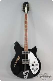 Rickenbacker 360 12, Vintage 12 String, Jetglo Black Finish 1982