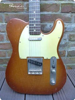 Panucci Custom Guitar T Type 2014 Vintage Nitro / Caramel Burst