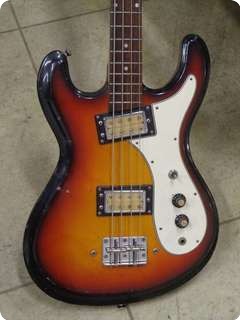Univox U1801b Hi Flyer Bass 1975 Sunburst
