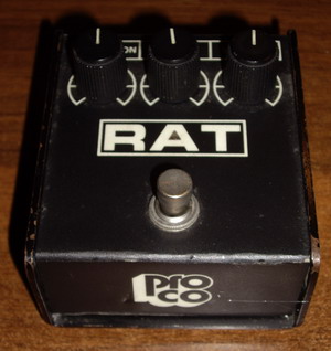 ProCo RAT With LM308N 1986 Black Effect For Sale Hendrix Guitars
