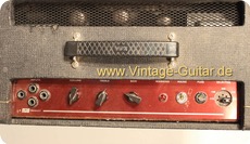 Vox AC 50 Top T60 Cabinet 1963 Black Tolex Red Copper Panel Brown Diamond Front