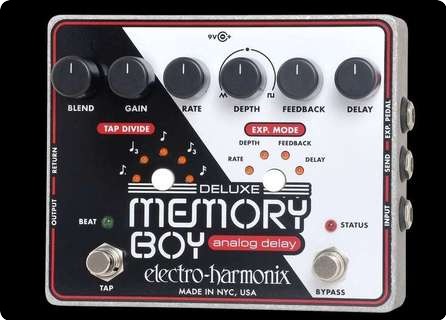 Ehx Deluxe Memory Boy	 Analog Delay With Tap Tempo 2014