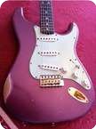 Fender 1960 Stratocaster Relic 2014 Burgundy Mist