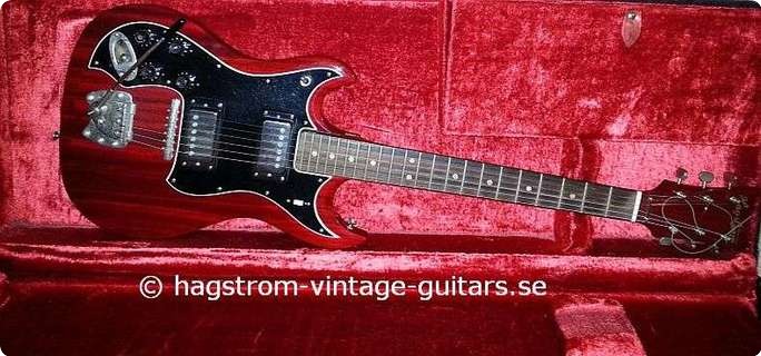 Hagstrom Hiin 1972 Cherry