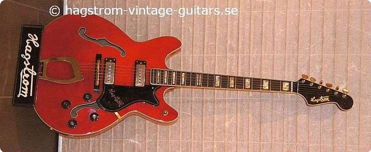 Hagstrom Viking De Luxe  1968 Cherry Red