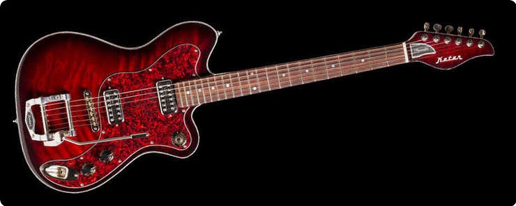 Katar Popmaster Thinline 2014 Cabaret Red Burst