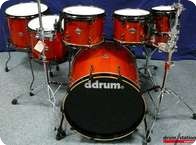 Ddrum USA Custom Shellset Orange Sparkle 2008