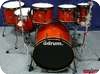 Ddrum USA Custom Shellset Orange Sparkle 2008