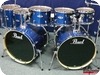 Pearl Export Double Bassdrum Set  2016-Electric Blue Sparkle (Wrap)