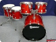 Premier Classic Maple Shell Set Red Glitter wrap