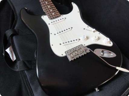 Fender Stratocaster Usa Big Headstock Ltd 2009 Black