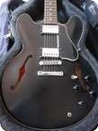 Gibson ES 335 Custom Shop Semi Hollowbody 2007 Satin Black