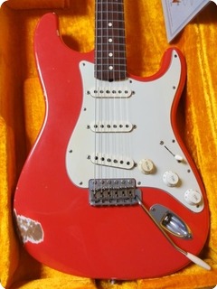 Fender Stratocaster 1960 Cunetto Relic John Cruz Custom Shop 1997 Fiesta Red