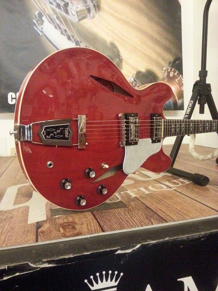 Gibson TRINI LOPEZ 2014 ANTIQUE RED Guitar For Sale Ciampi Trade Company Srl