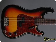 Fender Precision P bass 1963 3 tone Sunburst