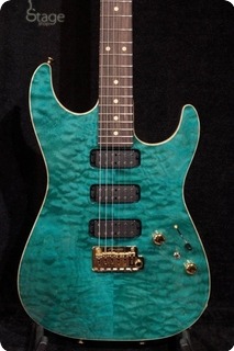 Tom Anderson Hollow Drop Top  2014 Transparent Teal