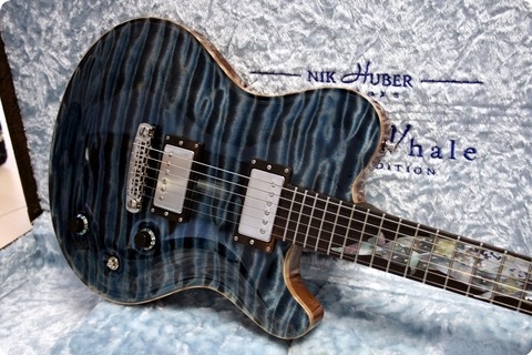 Nik Huber Guitars  Dolphin Blue Whale Limited 2014 Atlantic Blue