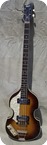 Hofner Violin Bass 5001 Lefty 1969 Sunburst