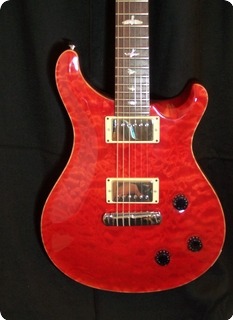 Paul Reed Smith Prs Prs Custom 22     2002 2014 Ruby Red, Quilted 10 Top