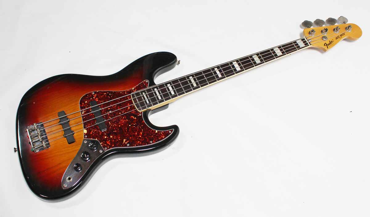 Fender Japan Jazz Bass JB 75 80 1988 3 Tone Sunburst Bass For Sale