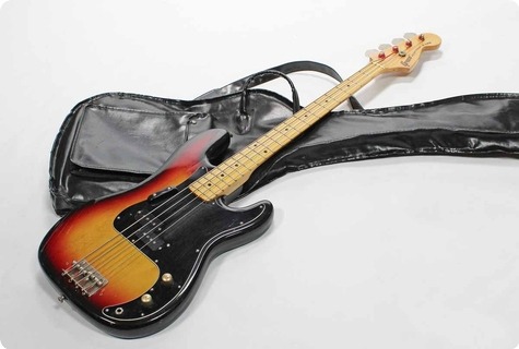 Greco Precision Bass 1977 Three Tone Sunburst