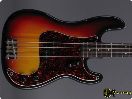Fender Precision P Bass 1972 3 Tone Sunburst