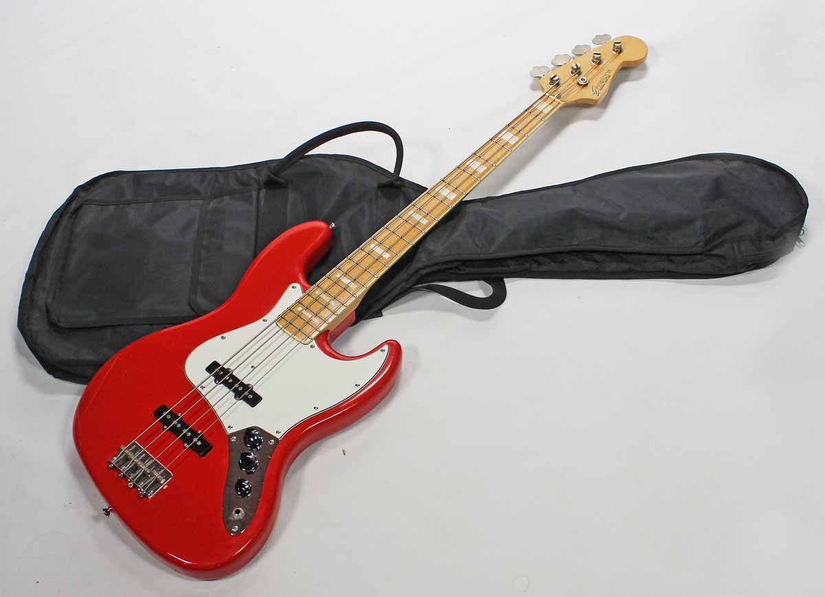 Edwards/ESP Jazz Bass `75 Trino Red Bass For Sale Rickguitars