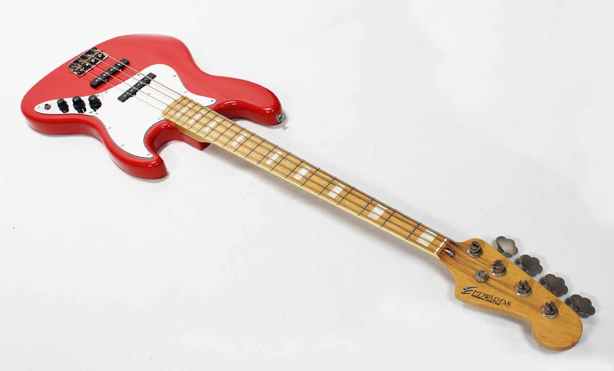 Edwards/ESP Jazz Bass `75 Trino Red Bass For Sale Rickguitars