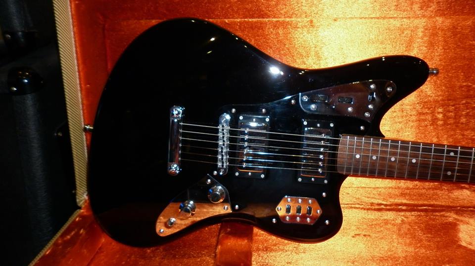 Fender Japan Special Edition Jaguar HH 2014 Black Guitar For Sale Jimi
