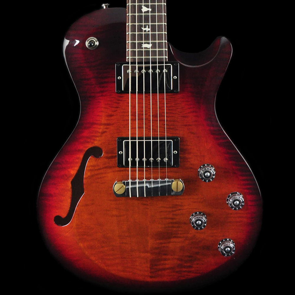 PRS S2 Singlecut Semi Hollow Dark Cherry Burst 0 Guitar For Sale ...