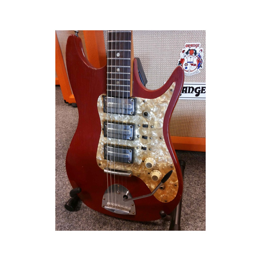 Betekenisvol Verkleuren meubilair Egmond Electra 111 3 1964 Red Guitar For Sale Dirk Witte Music Store