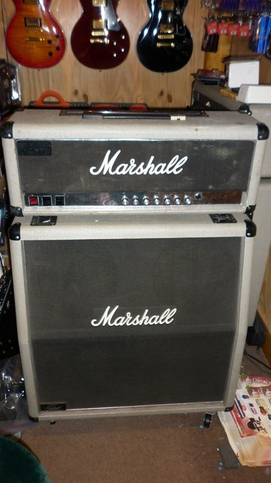 Marshall Silver Jubilee 4x12 Cab 1987 Silver Amp For Sale Jimi S