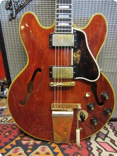 Gibson Es 355 Sv   Vibrola 1966 Cherry Red